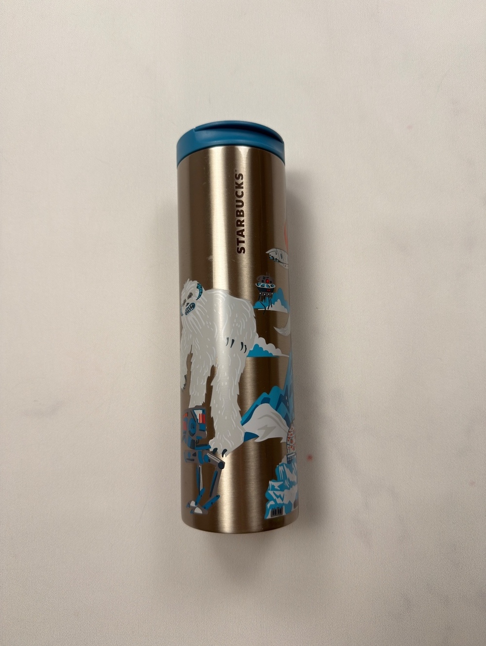 Starbucks Stainless Steel Tumbler Blue Yeti Design